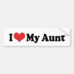 J'aime ma tante adhésif pour pare-chocs adhésifs pour voiture
