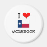 J'aime Mcgregor le Texas Aimants Pour Réfrigérateur