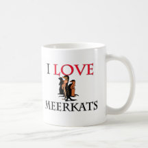 J'aime Meerkats Mug À Café