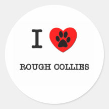 J'AIME MES COLLEYS RUGUEUX AUTOCOLLANTS