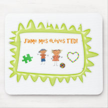 J'aime mes élèves TED Mouse Pad