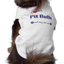 J'aime mes pitbulls (les chiens multiples) tee-shirt pour animal domestique