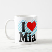 J'aime Mia Mugs À Café
