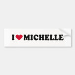 J'AIME MICHELLE AUTOCOLLANT POUR VOITURE