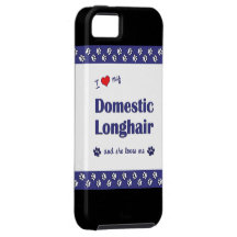 J'aime mon à cheveux longs domestique (le chat fem coques iPhone 5