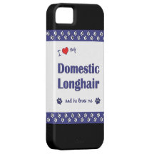 J'aime mon à cheveux longs domestique (le chat mas coques Case-Mate iPhone 5
