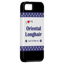 J'aime mon à cheveux longs oriental (le chat mascu coques iPhone 5 Case-Mate