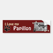 J'aime mon adhésif pour pare-chocs de Papillon Adhésif Pour Voiture