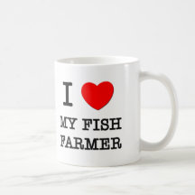 J'aime mon agriculteur de poissons mug