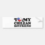 J'aime mon ami chilien adhésifs pour voiture