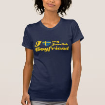J'aime mon ami suédois t-shirts
