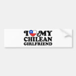 J'aime mon amie chilienne adhésifs pour voiture