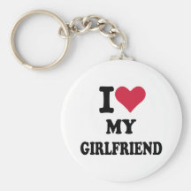 J'aime mon amie porte-clef