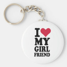 J'aime mon amie porte-clefs