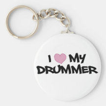 J'aime mon batteur porte-clefs