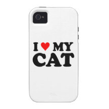 J'aime mon chat coques iPhone 4/4S