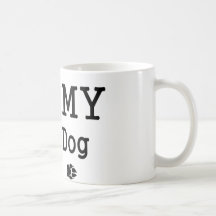 J'aime mon chien de Taureau ! Tasse À Café
