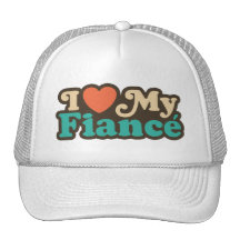 J'aime mon fiancé casquette de camionneur