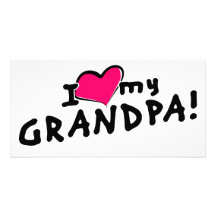 J'aime mon grand-papa ! photocartes