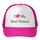 J'aime mon meilleur ami casquettes de camionneur