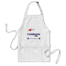 J'aime mon mélange de Catahoula (le chien masculin Tabliers