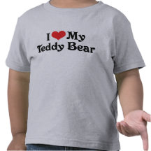 J'aime mon ours de nounours t-shirts