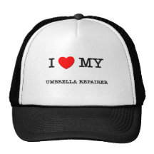 J'aime mon RÉPARATEUR de PARAPLUIE Casquettes