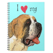J'aime mon St Bernard Carnets