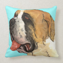 J'aime mon St Bernard Oreiller