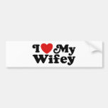 J'aime mon Wifey Autocollant Pour Voiture
