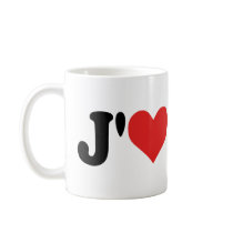 J'aime Coffee Mugs