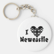 J'aime Newcastle Porte-clés