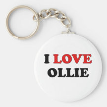 J'aime Ollie Porte-clefs