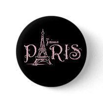 J'aime Paris (Dark) Button