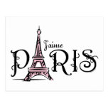 J'aime Paris Postcard