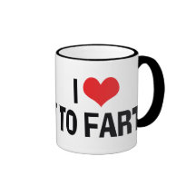 J'aime péter mugs à café