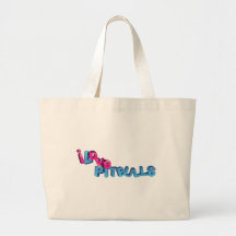 J'aime Pitbulls dans 3D Sac Fourre-tout