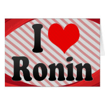 J'aime Ronin Cartes De Vœux