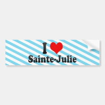 J'aime Sainte-Julie, Canada Adhésifs Pour Voiture