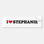 J'AIME STEPHANIE AUTOCOLLANTS POUR VOITURE