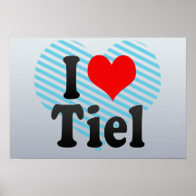 J'aime Tiel, Pays-Bas Posters