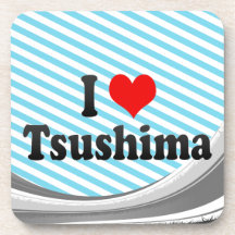 J'aime Tsushima, Japon. Aisuru Tsushima, Japon Dessous-de-verre