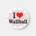 J'aime Wallball Magnets Pour Réfrigérateur