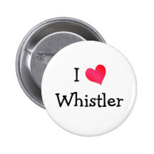 J'aime Whistler Badge Avec Épingle