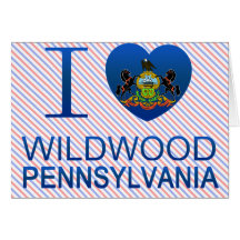 J'aime Wildwood, PA Carte De Vœux