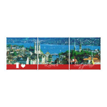 J'aime Zurich Suisse - toile enveloppée Toiles Tendues Sur Châssis