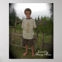 Jake standing portrait print