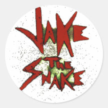 Jake the Snake Round Sticker