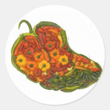 Jalapeno! Round Stickers