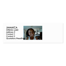 jamaica 8, JAMAICA, SPRING LAKE, Address 2, Con... Business Card Templates